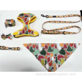 set stylish personalized design dog vest collar strap